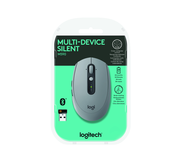 Logitech M590 Multi Device Silent szary - 372042 - zdjęcie 2